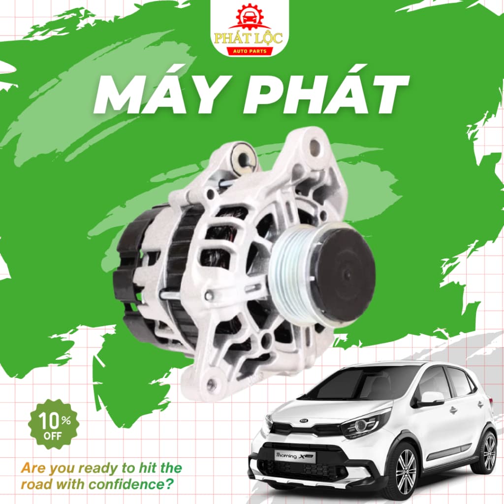 Máy phát điện, củ phát hàng chính hãng và thương hiệu khác phù hợp với xe Morning 2012-2020 ( Hàng chính hãng- có VAT)