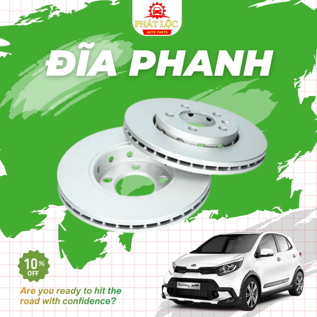 Đĩa phanh chính hãng và thương hiệu OEM, Aftermarkets phù hợp với Morning 2012-2020 ( Hàng chính hãng- có VAT) - ảnh 3