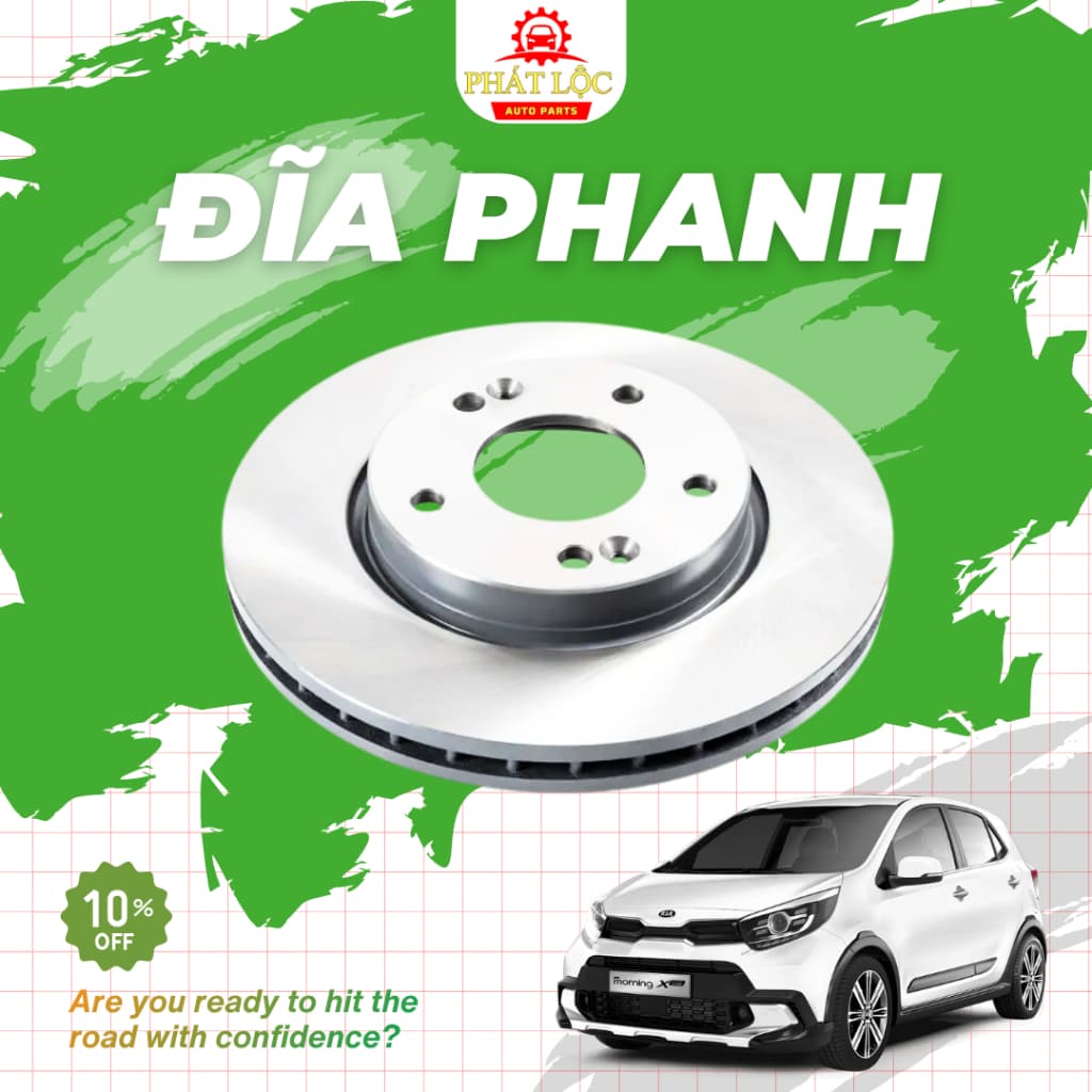 Đĩa phanh chính hãng và thương hiệu OEM, Aftermarkets phù hợp với Morning 2012-2020 ( Hàng chính hãng- có VAT) - ảnh 2