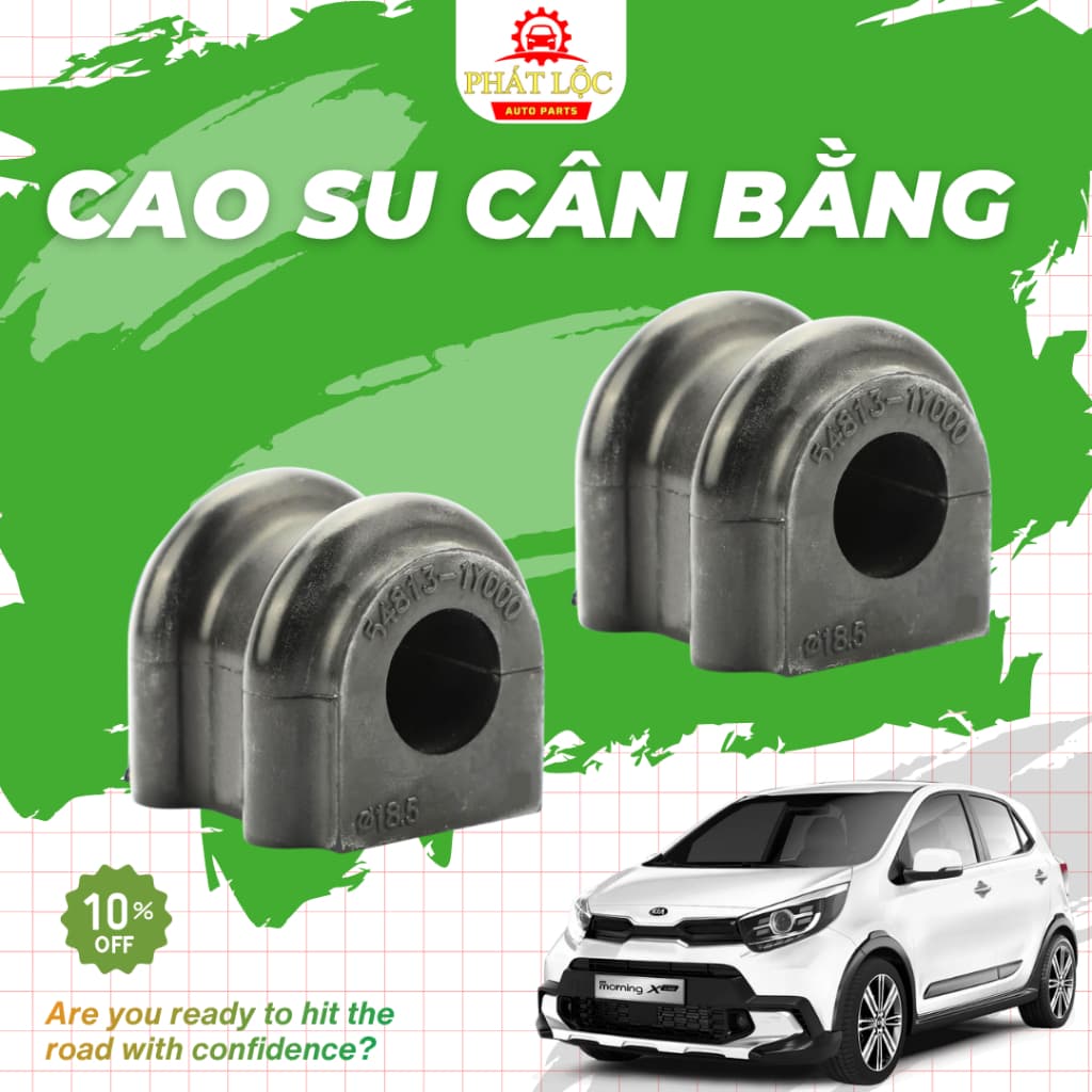 Cao su cân bằng chính hãng phù hợp với Kia Morning 2012-2020, Grand I10... ( Hàng chính hãng-có VAT)
