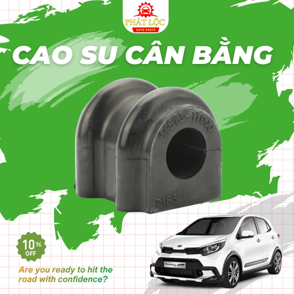 Cao su cân bằng chính hãng phù hợp với Kia Morning 2012-2020, Grand I10... ( Hàng chính hãng-có VAT) - ảnh 3