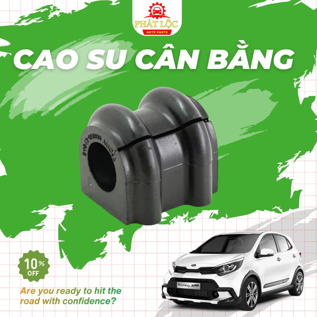 Cao su cân bằng chính hãng phù hợp với Kia Morning 2012-2020, Grand I10... ( Hàng chính hãng-có VAT) - ảnh 2