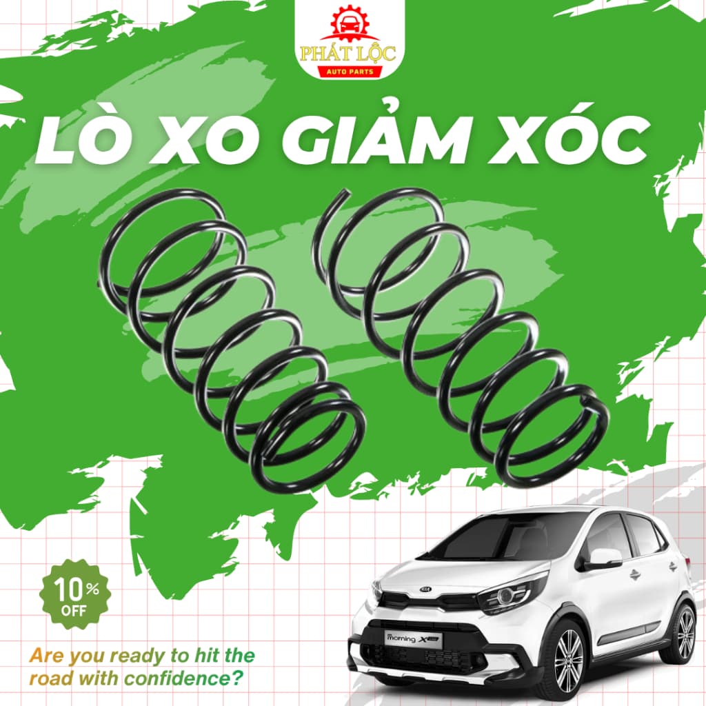 Lò xo giảm xóc hàng chính hãng và thương hiệu OEM, Aftermarkets phù hợp với Morning 2012-2020 ( Hàng chính hãng-có VAT)