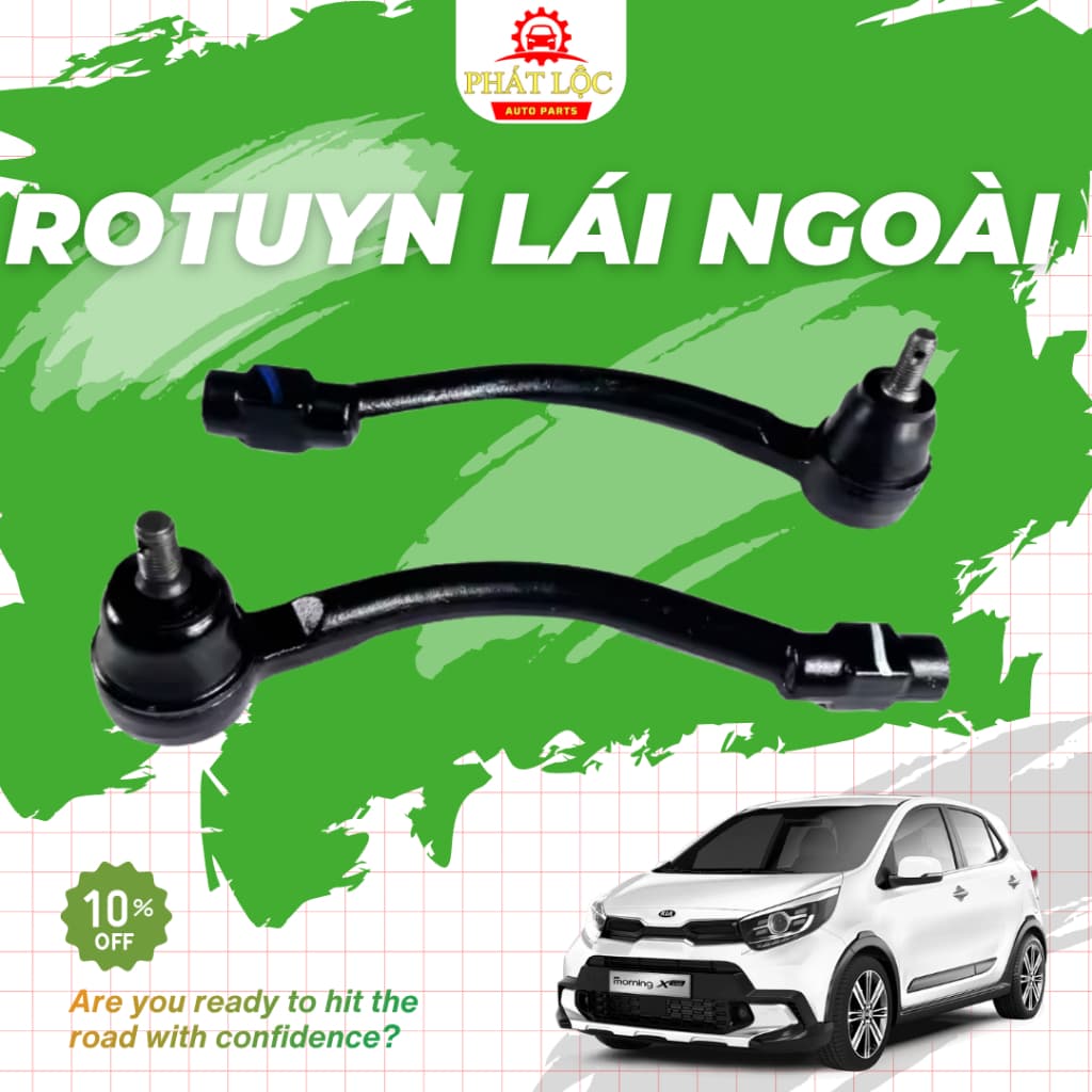 Rotuyn lái ngoài chính hãng phù hợp với Kia Morning 2012-2020 ( Hàng chính hãng- có VAT) - ảnh 3
