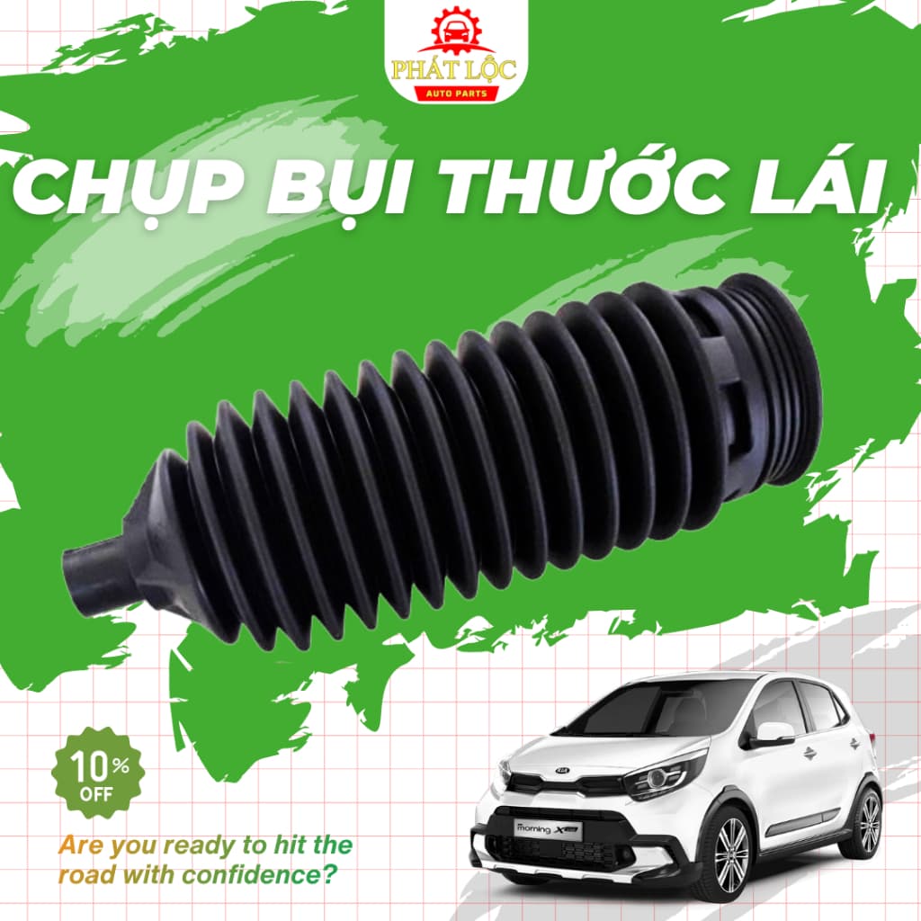 Chụp bụi thước lái thương hiệu OEM, Aftermarkets phù hợp với Kia Morning 2012-2020 - ảnh 3