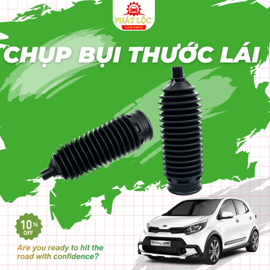 Chụp bụi thước lái thương hiệu OEM, Aftermarkets phù hợp với Kia Morning 2012-2020 - ảnh 2