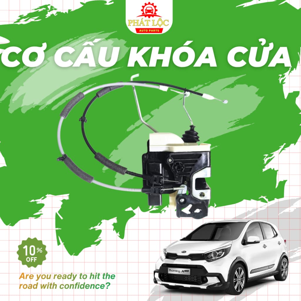 Cơ cấu khóa cửa chính hãng phù hợp Kia Morning 2012-2020 ( Hàng chính hãng -có VAT) - ảnh 3
