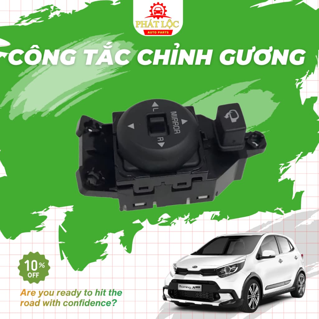 Công tắc chỉnh gương điện chính hãng phù hợp Kia Morning 2012-2020 ( Hàng chính hãng-có VAT) - ảnh 2