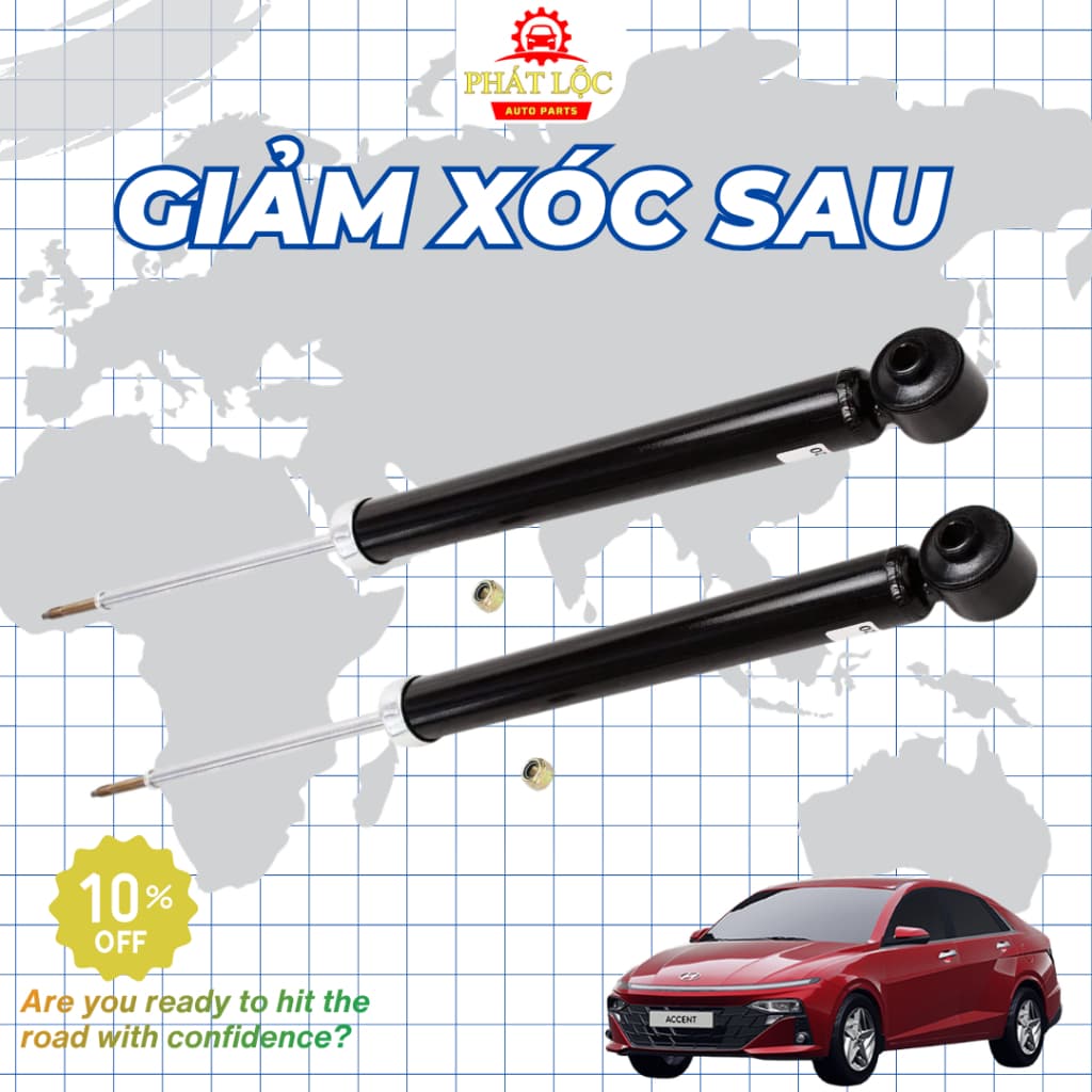 [ Giá 1 đôi] Giảm xóc trước, sau, Phuộc trước, sau thương hiệu Mando phù hợp với Accent 2025-2026 form mới - ảnh 3