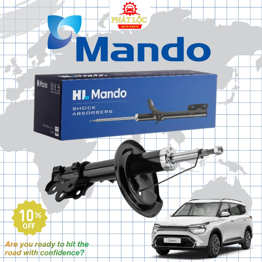 [ Giá 1 đôi] Giảm xóc trước, sau, Phuộc trước, sau thương hiệu Mando phù hợp với Kia Carens