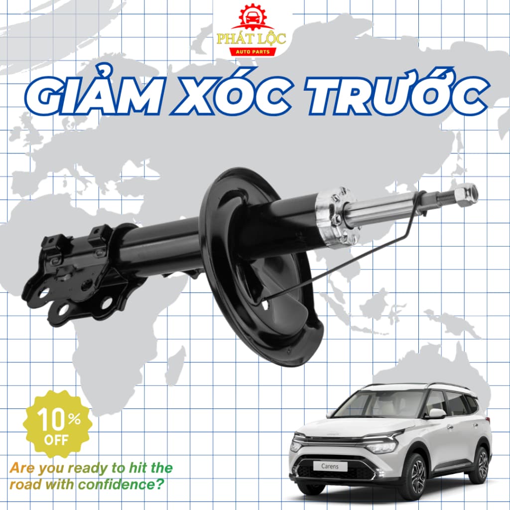 [ Giá 1 đôi] Giảm xóc trước, sau, Phuộc trước, sau thương hiệu Mando phù hợp với Kia Carens - ảnh 2