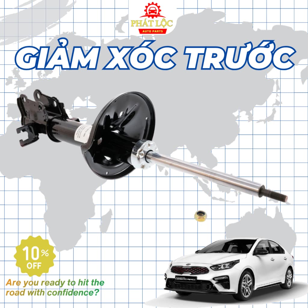 [ Giá 1 đôi] Giảm xóc trước, sau, Phuộc trước, sau thương hiệu Mando phù hợp với Kia Cerato, Kia K3 - ảnh 2