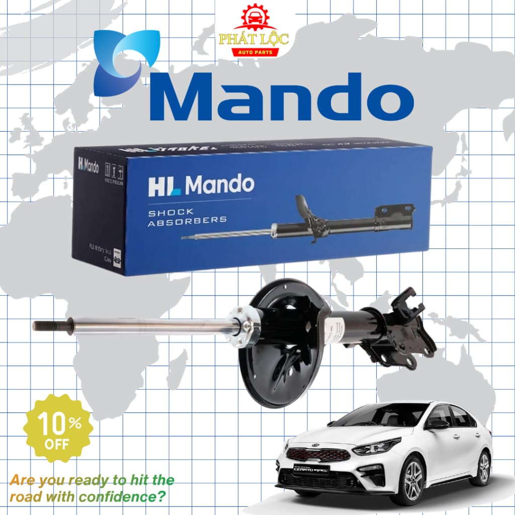 [ Giá 1 đôi] Giảm xóc trước, sau, Phuộc trước, sau thương hiệu Mando phù hợp với Kia Cerato, Kia K3