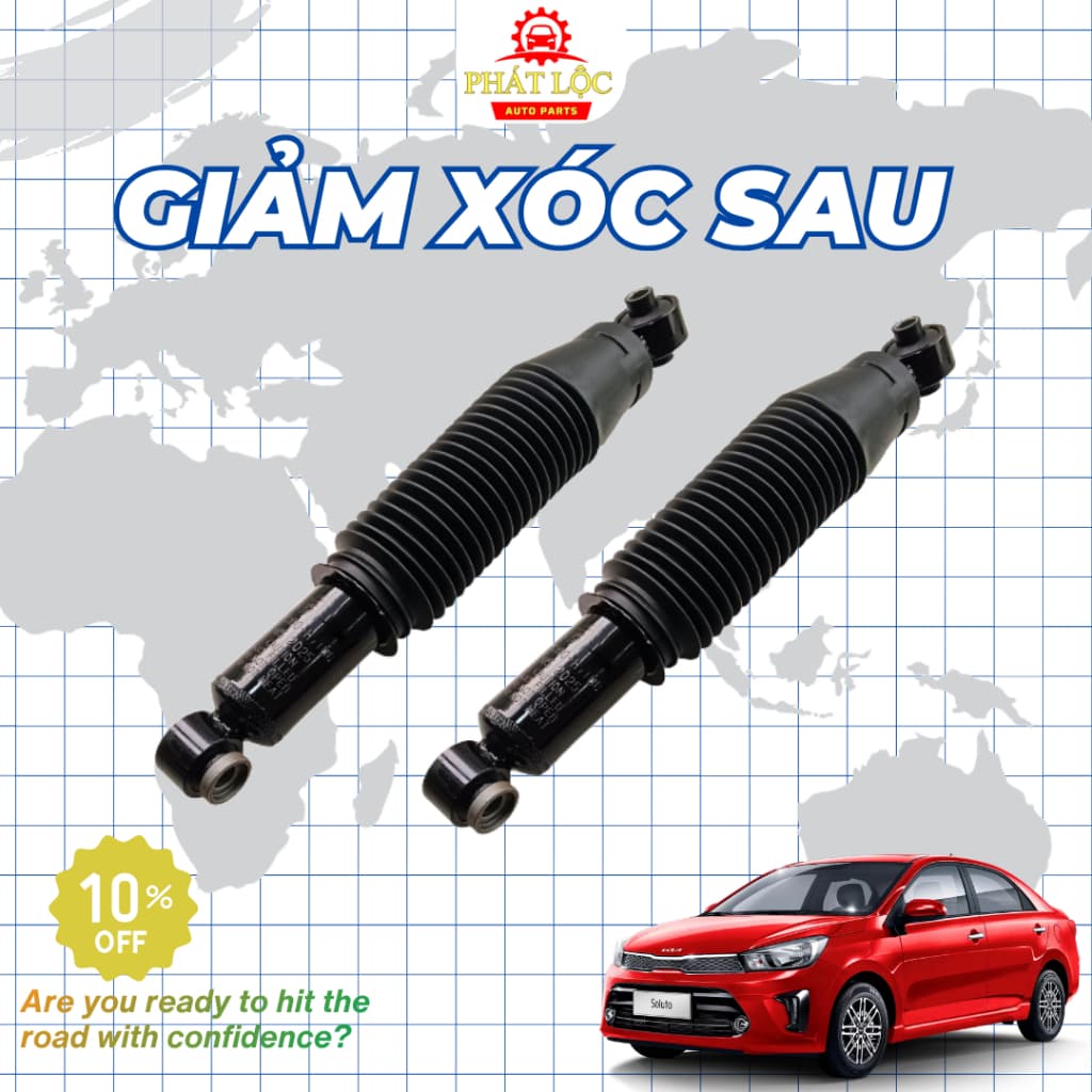 [ Giá 1 đôi] Giảm xóc trước, sau, Phuộc trước, sau thương hiệu Mando phù hợp với Kia Soluto - ảnh 3