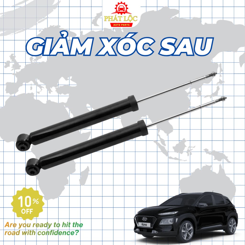 [ Giá 1 đôi] Giảm xóc trước, sau, Phuộc trước, sau thương hiệu Mando phù hợp với Hyundai Kona - ảnh 3