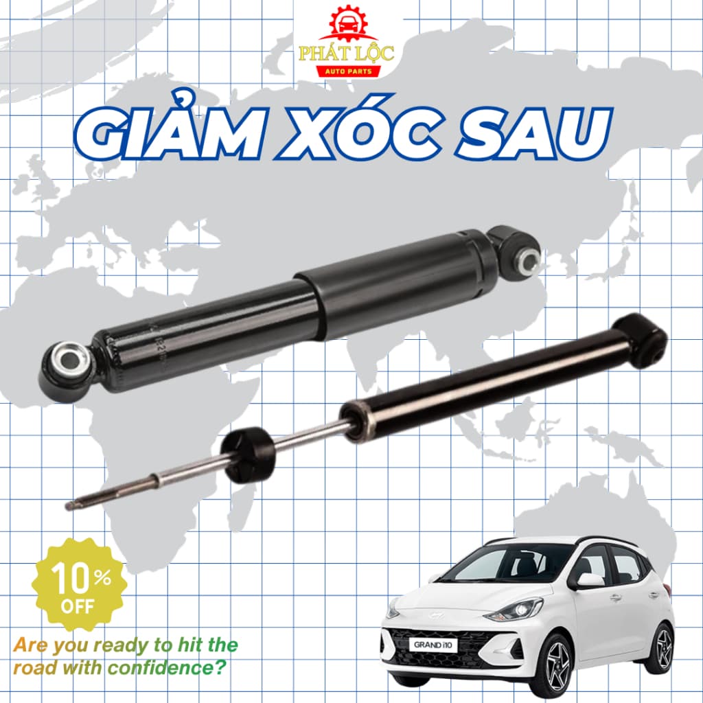 [ Giá 1 đôi] Giảm xóc trước, sau, Phuộc trước, sau thương hiệu Mando phù hợp với Grand I10 2014-2021 - ảnh 3