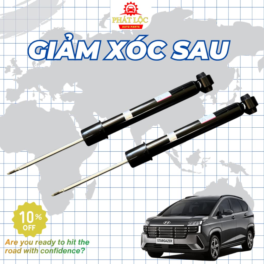 [ Giá 1 đôi] Giảm xóc trước, sau, Phuộc trước, sau thương hiệu Mando phù hợp với Hyundai Stargazer - ảnh 3