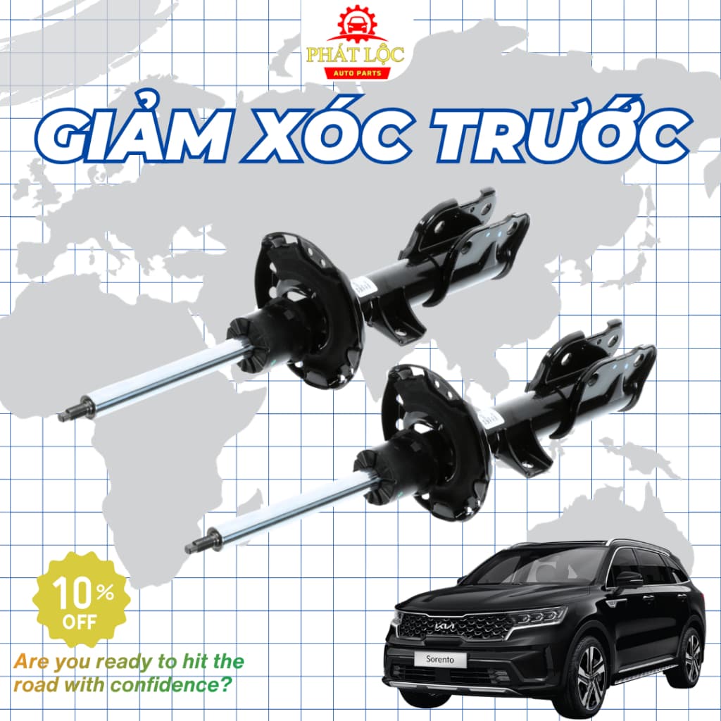 [ Giá 1 đôi] Giảm xóc trước, sau, Phuộc trước, sau thương hiệu Mando phù hợp với Kia Sorento 2020-2024 - ảnh 2