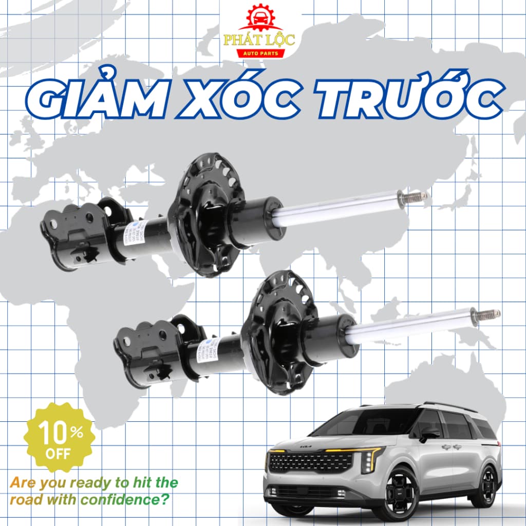 [ Giá 1 đôi] Giảm xóc trước, sau, Phuộc trước, sau thương hiệu Mando phù hợp với Kia Carnival, Kia Sedona - ảnh 2