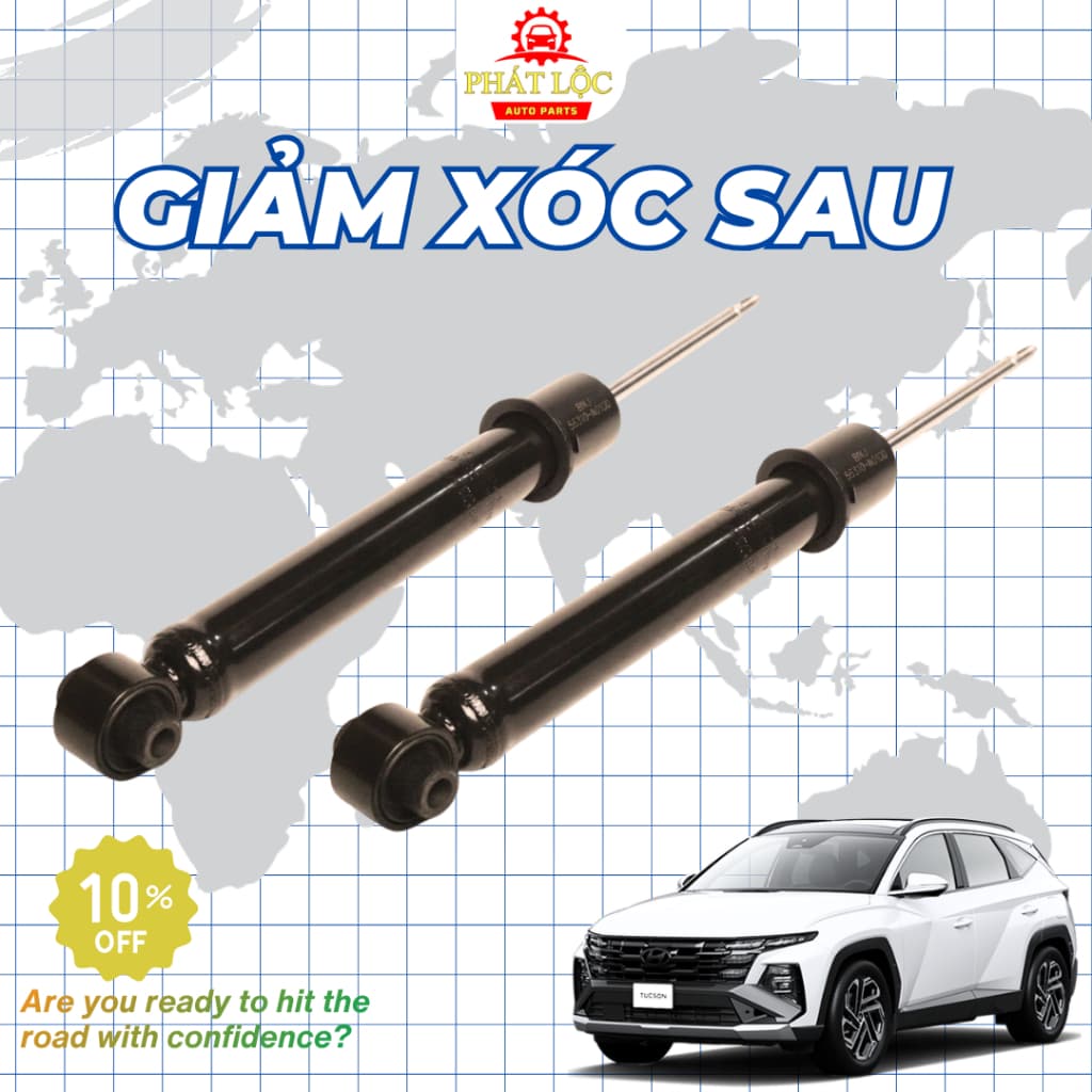 [ Giá 1 đôi] Giảm xóc trước, sau, Phuộc trước, sau thương hiệu Mando phù hợp với Hyundai Tucson, Kia Sportage - ảnh 3
