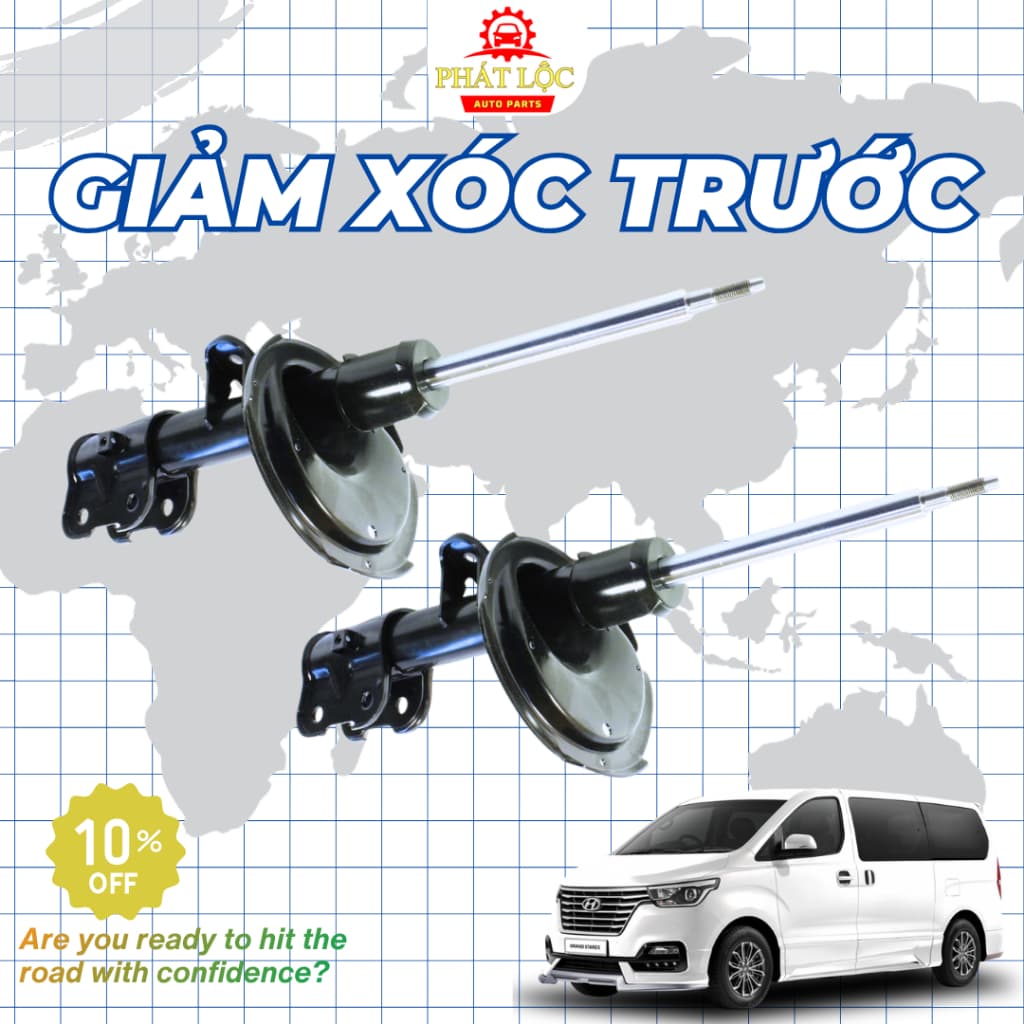 [ Giá 1 đôi] Giảm xóc trước, sau, Phuộc trước, sau thương hiệu Mando phù hợp với Grand Starex - ảnh 2