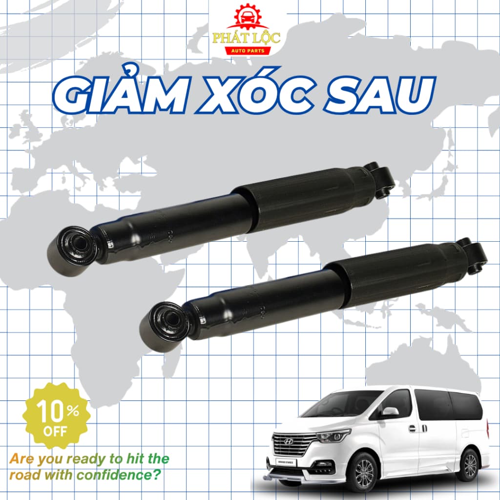[ Giá 1 đôi] Giảm xóc trước, sau, Phuộc trước, sau thương hiệu Mando phù hợp với Grand Starex - ảnh 3