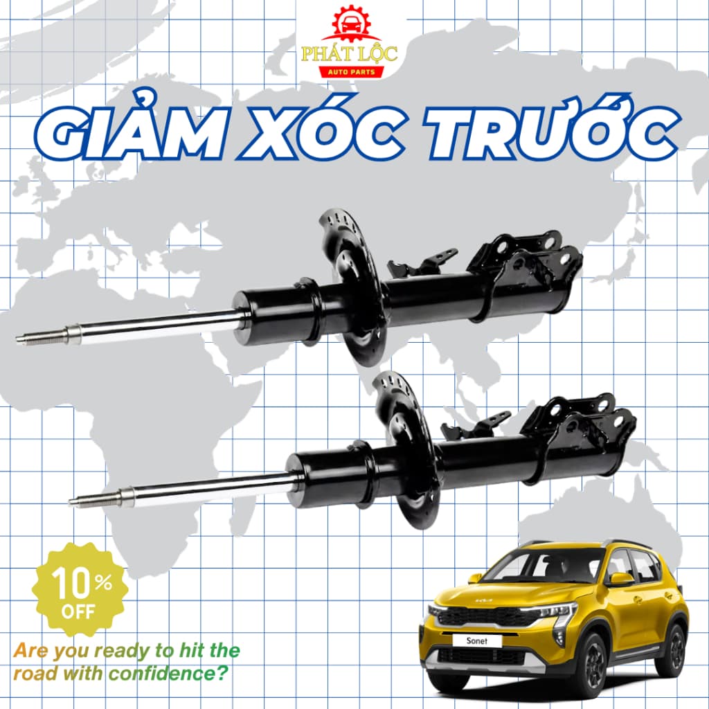 [ Giá 1 đôi] Giảm xóc trước, sau, Phuộc trước, sau thương hiệu Mando phù hợp với Kia Sonet - ảnh 2