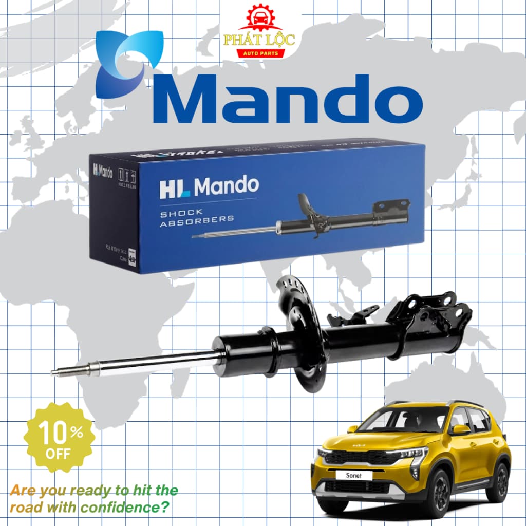 [ Giá 1 đôi] Giảm xóc trước, sau, Phuộc trước, sau thương hiệu Mando phù hợp với Kia Sonet