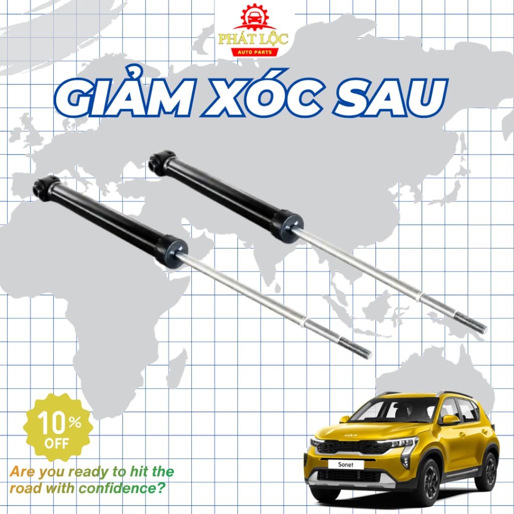 [ Giá 1 đôi] Giảm xóc trước, sau, Phuộc trước, sau thương hiệu Mando phù hợp với Kia Sonet - ảnh 3