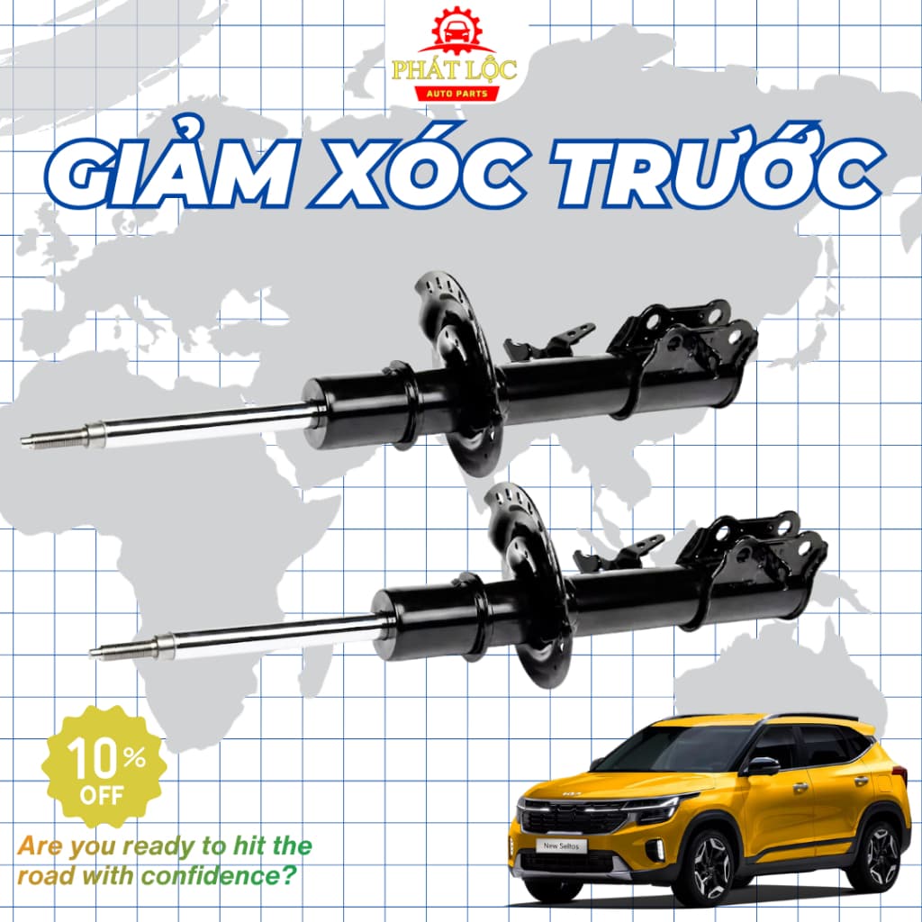 [ Giá 1 đôi] Giảm xóc trước, sau, Phuộc trước, sau thương hiệu Mando phù hợp với Kia Seltos - ảnh 2