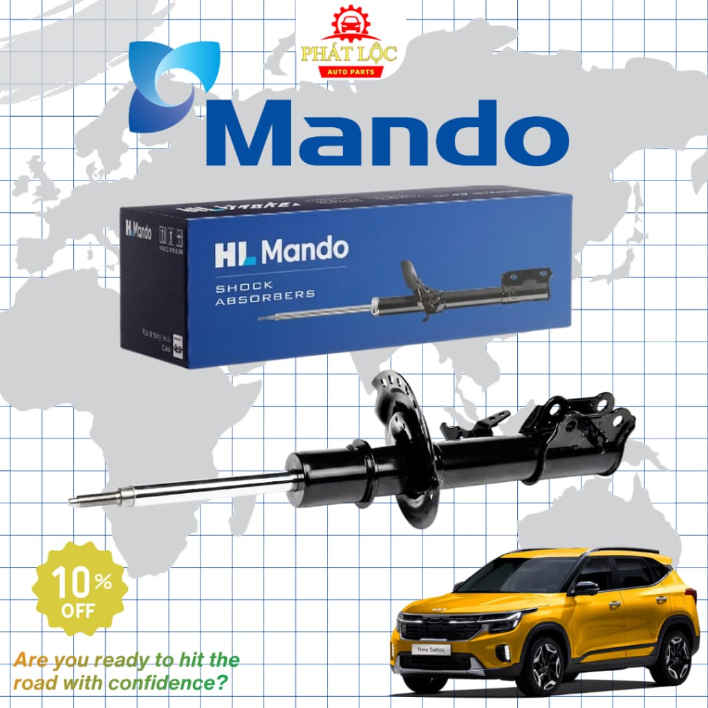 [ Giá 1 đôi] Giảm xóc trước, sau, Phuộc trước, sau thương hiệu Mando phù hợp với Kia Seltos