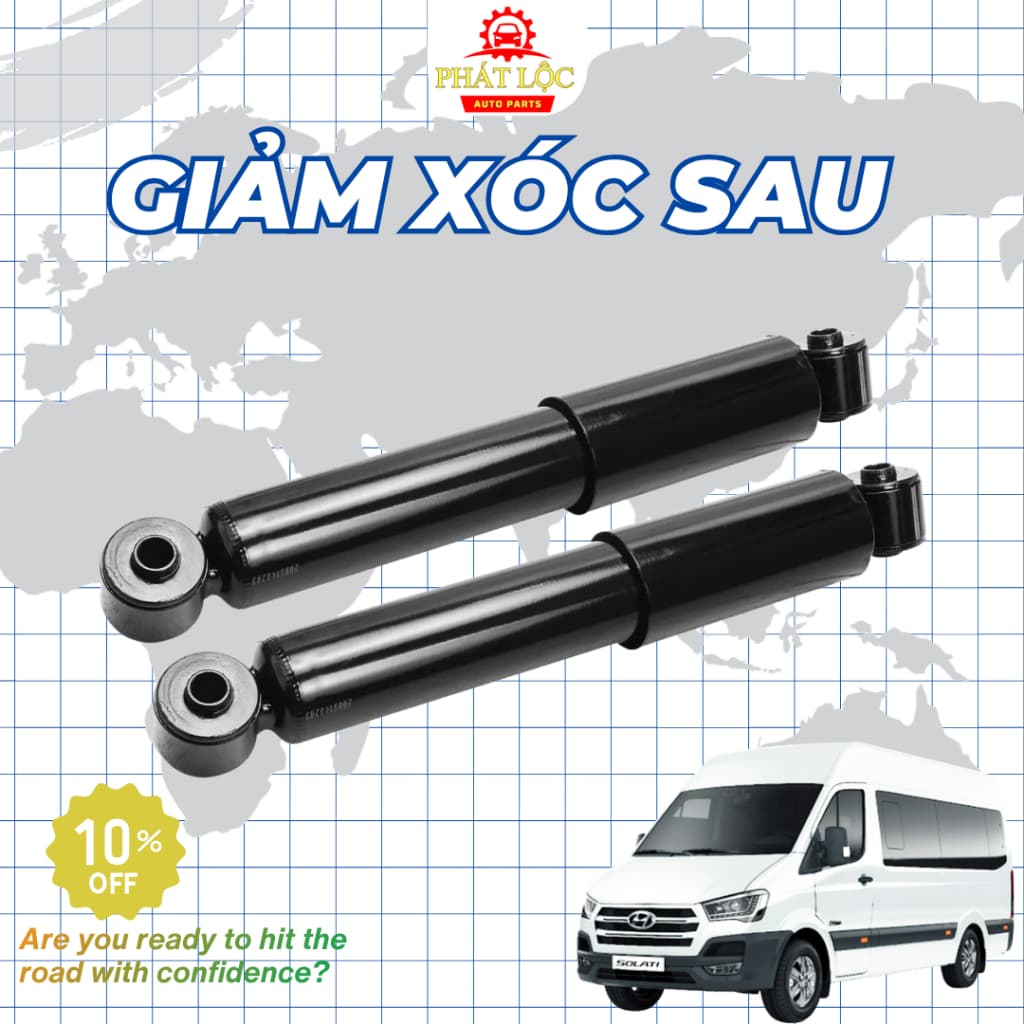 [ Giá 1 đôi] Giảm xóc trước, sau, Phuộc trước, sau thương hiệu Mando phù hợp với Hyundai Solati - ảnh 3