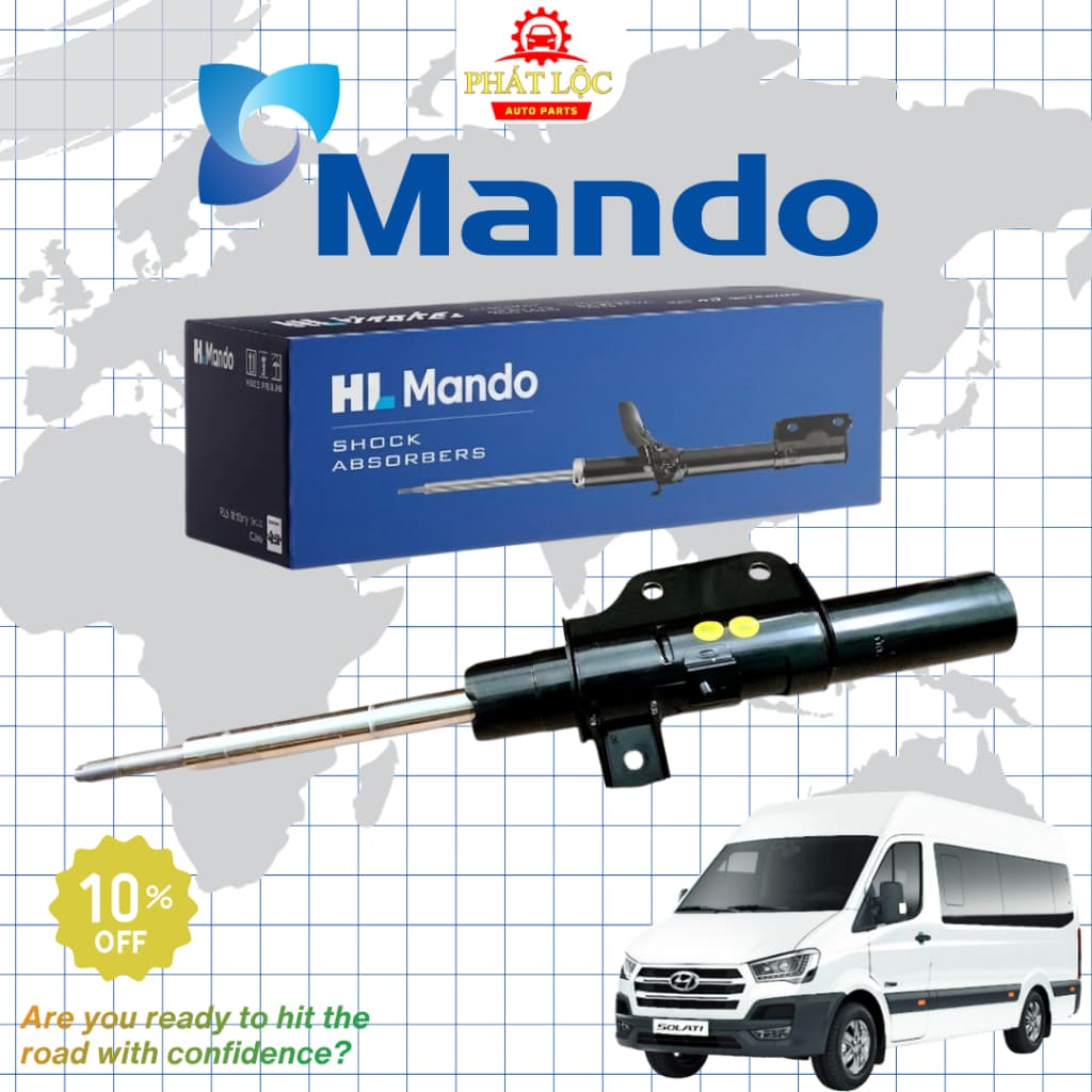 [ Giá 1 đôi] Giảm xóc trước, sau, Phuộc trước, sau thương hiệu Mando phù hợp với Hyundai Solati
