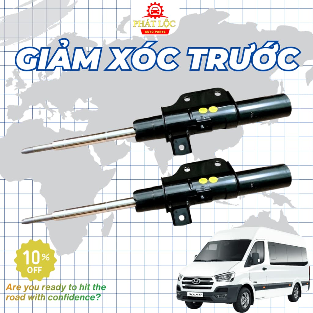 [ Giá 1 đôi] Giảm xóc trước, sau, Phuộc trước, sau thương hiệu Mando phù hợp với Hyundai Solati - ảnh 2