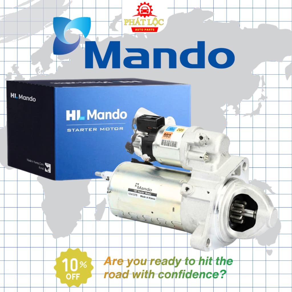 Máy đề, củ đề thương hiệu Mando phù hợp với Sedona 2014-2022