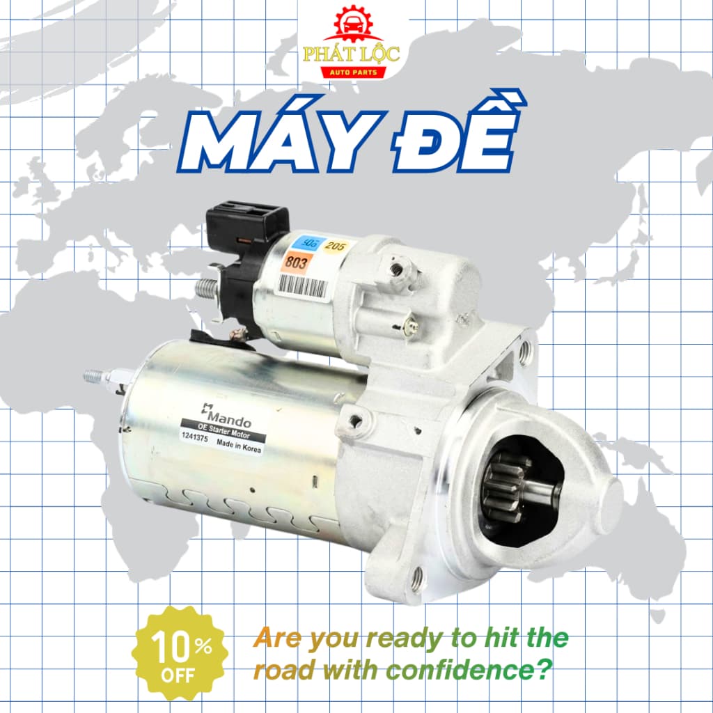 Máy đề, củ đề thương hiệu Mando phù hợp với Sedona 2014-2022 - ảnh 2