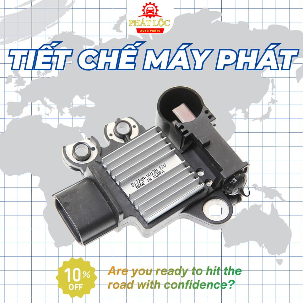 Tiết chế máy phát thương hiệu Mando phù hợp với Grand i10, Morning, Cerato, Elantra, Seltos... - ảnh 2