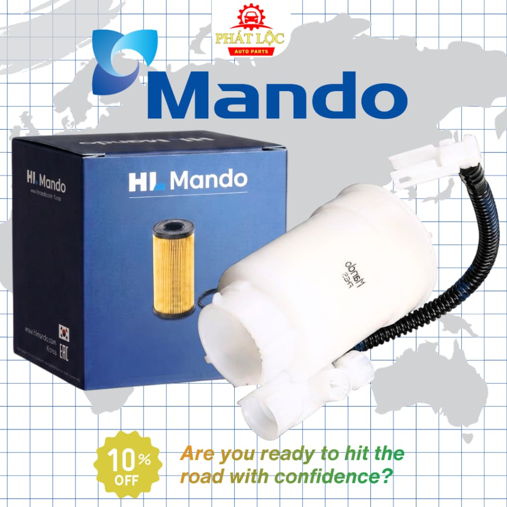 Lọc xăng thương hiệu Mando phù hợp với Kia K3 2013–2016, Kia Cerato 2016–2020, Kia Rondo 2015–2020
