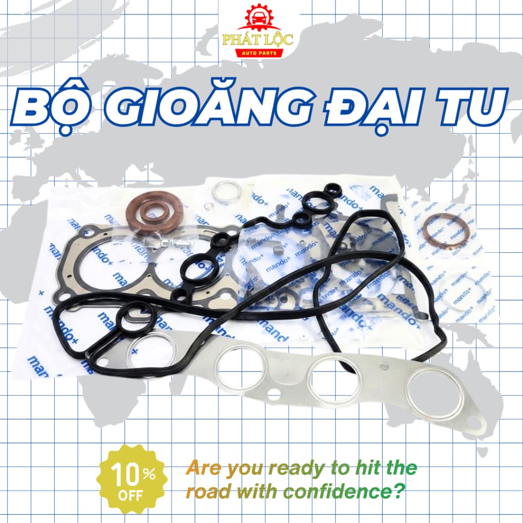 Bộ gioăng đại tu thương hiệu Mando phù hợp với  Grand I10 2014-2021, Kia Morning 2012-2020 - ảnh 3
