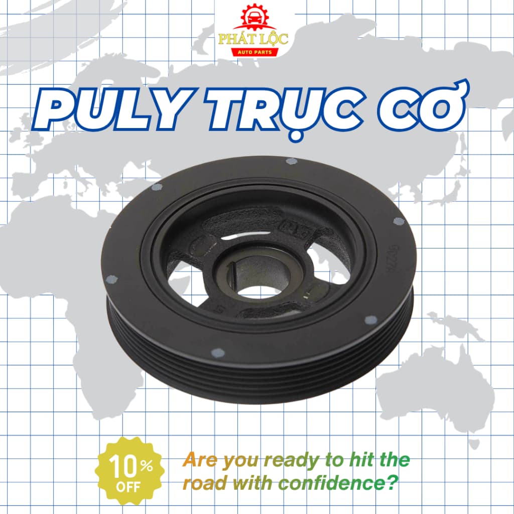 Puly trục cơ thương hiệu Mando phù hợp với  Sedona 2014-2021 - ảnh 4