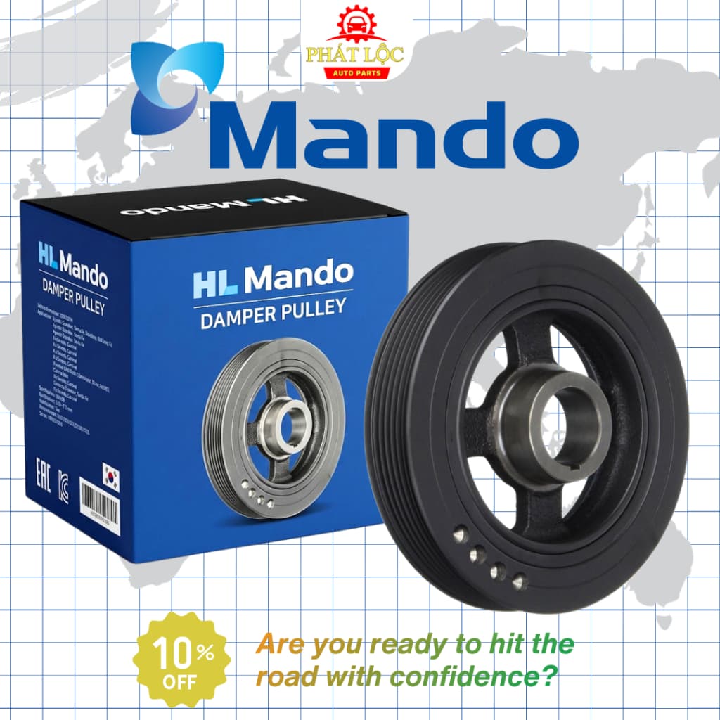 Puly trục cơ thương hiệu Mando phù hợp với  Sedona 2014-2021