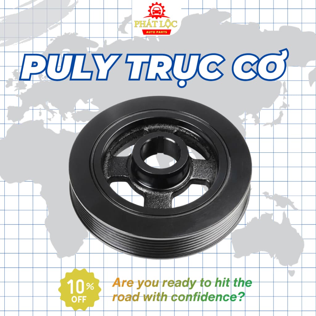 Puly trục cơ thương hiệu Mando phù hợp với  Sedona 2014-2021 - ảnh 3