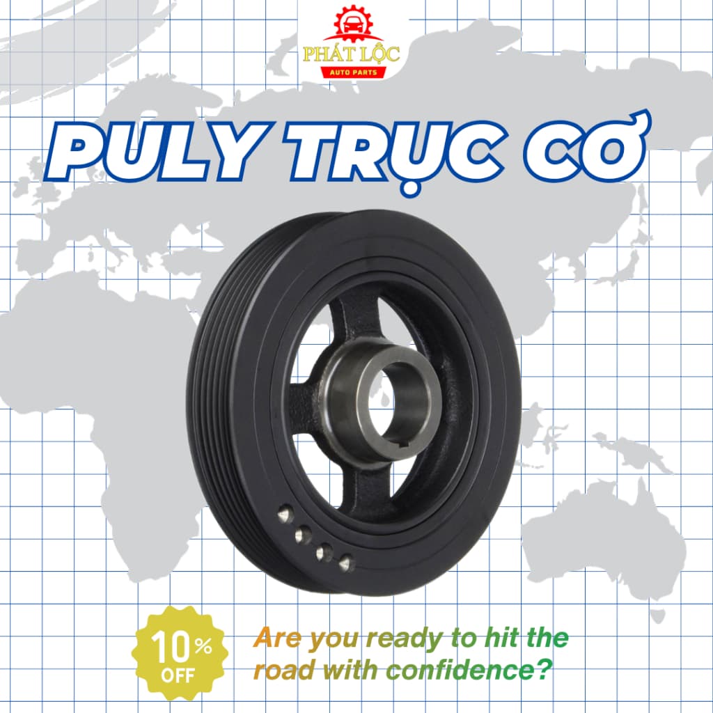 Puly trục cơ thương hiệu Mando phù hợp với  Sedona 2014-2021 - ảnh 2