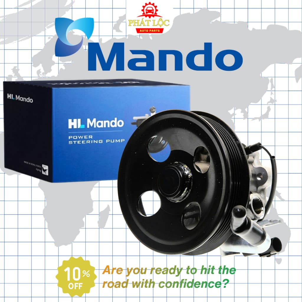 Bơm trợ lực lái thương hiệu Mando phù hợp với Kia Forte 2009-2013
