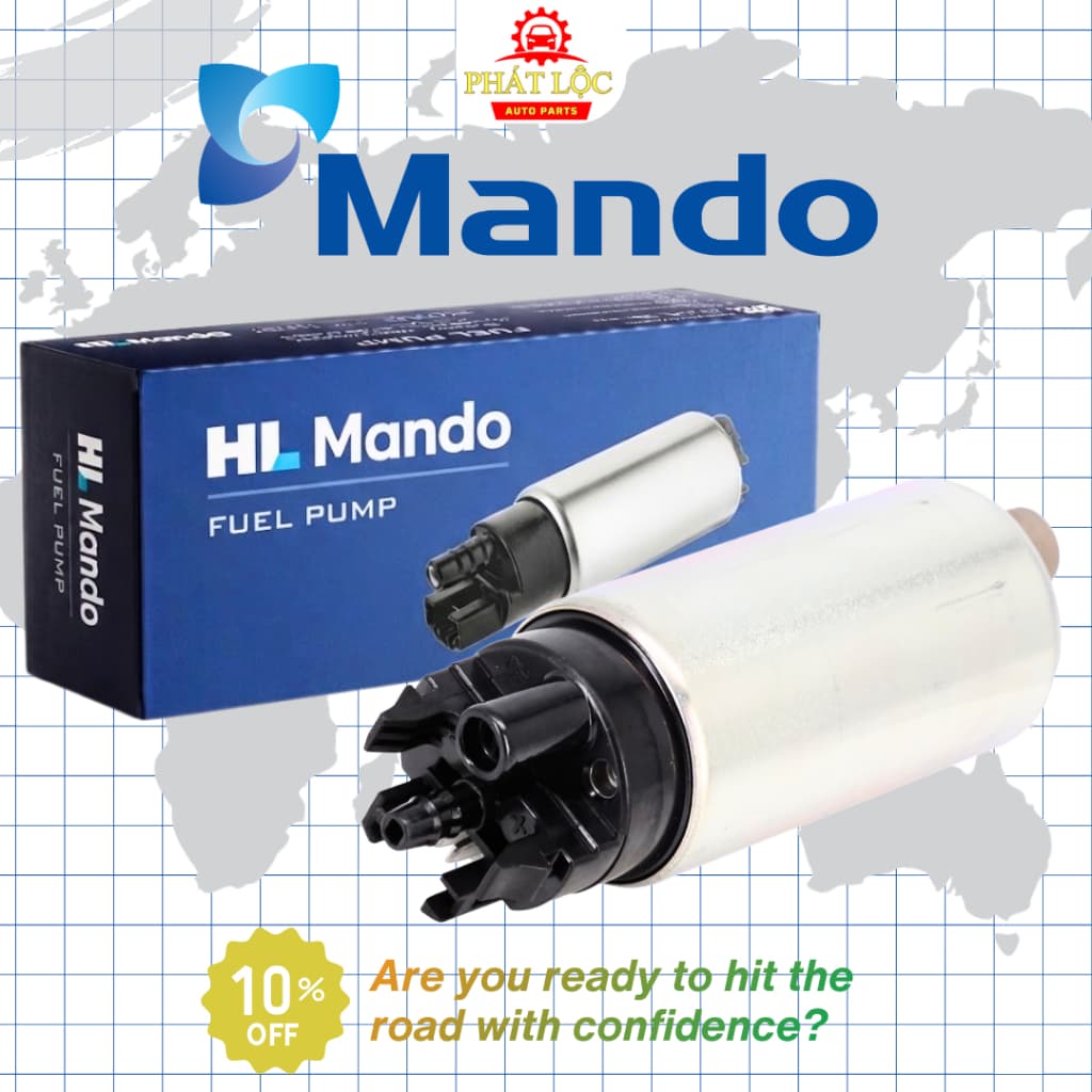 Bơm xăng, bơm nhiên liệu thương hiệu Mando phù hợp Santa Fe 2018-2024, Sorento 2020-2024,Tucson 2021-2025