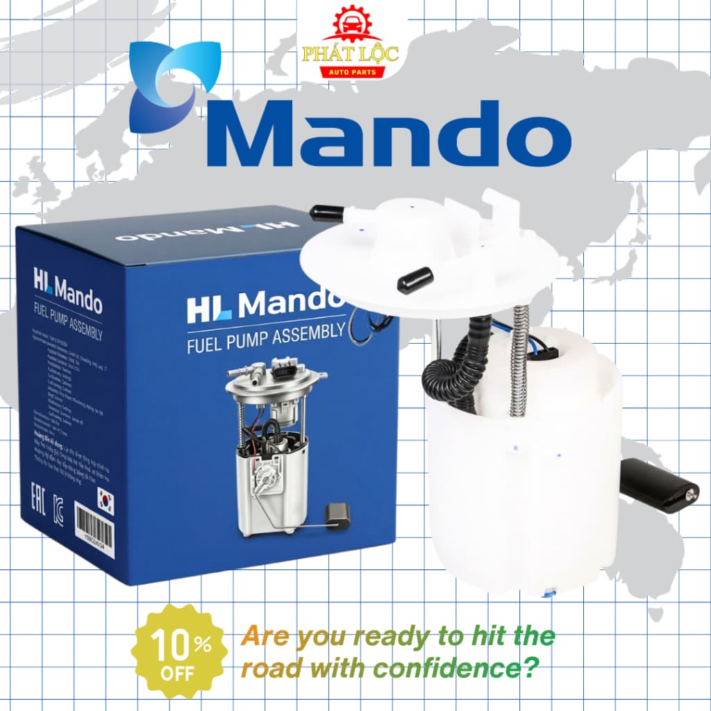 Cụm bơm xăng thương hiệu Mando phù hợp với Cerato 2016-2019, K3, I30...