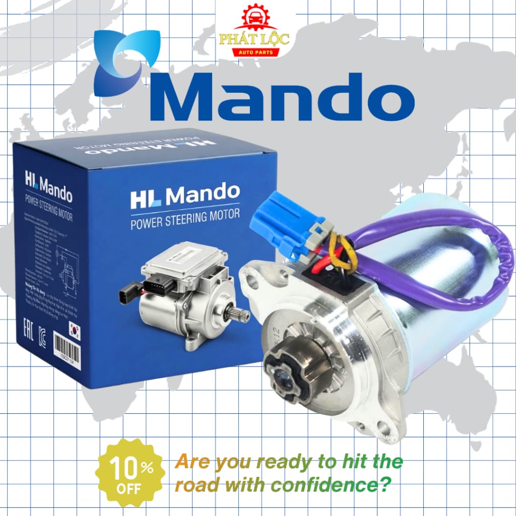 Mô tơ trợ lực lái điện thương hiệu Mando phù hợp với Grand I10 2014-2024