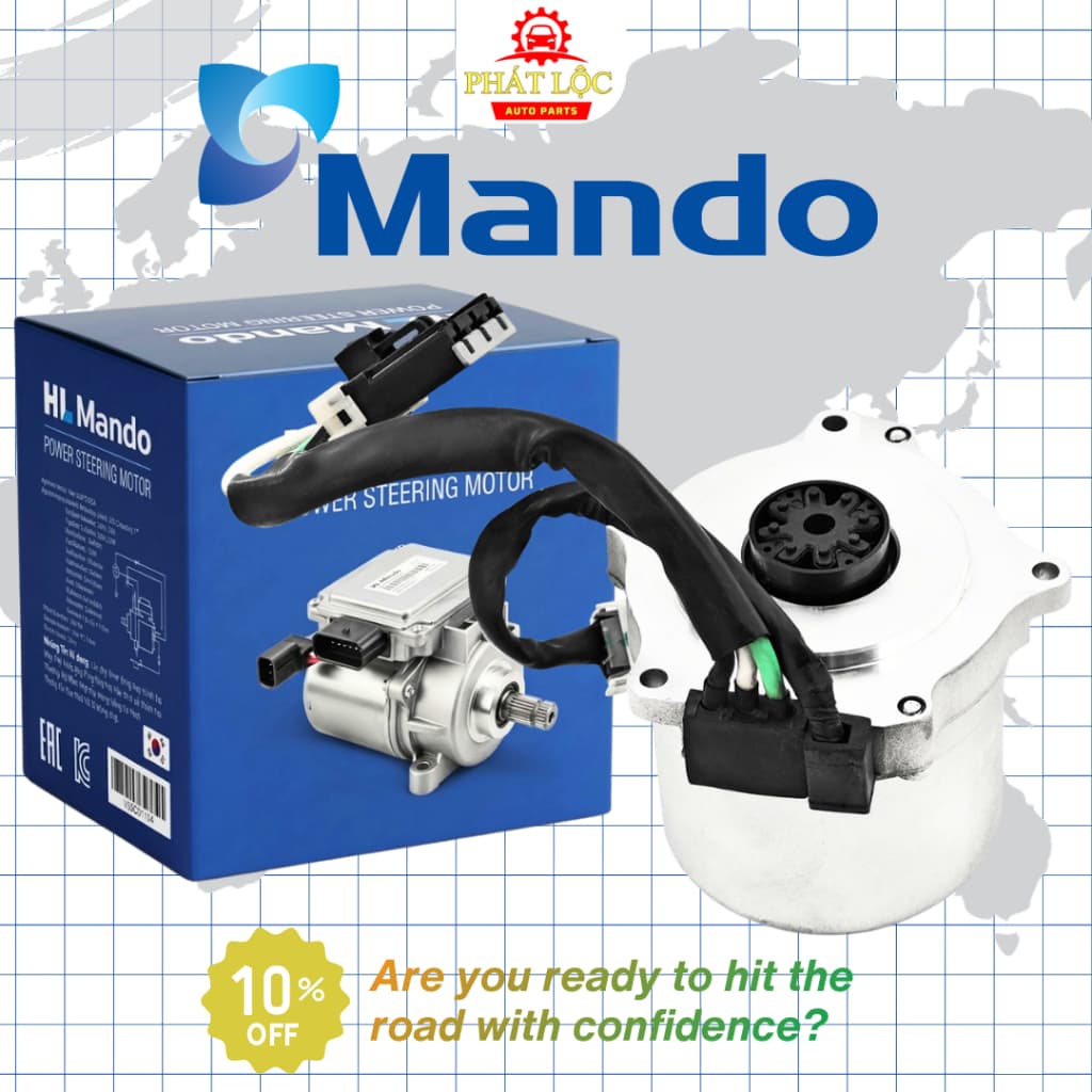 Mô tơ trợ lực lái điện thương hiệu Mando phù hợp với Accent 2024-2026, Stargazer, Seltos , Sonet, Carens 2022-2026