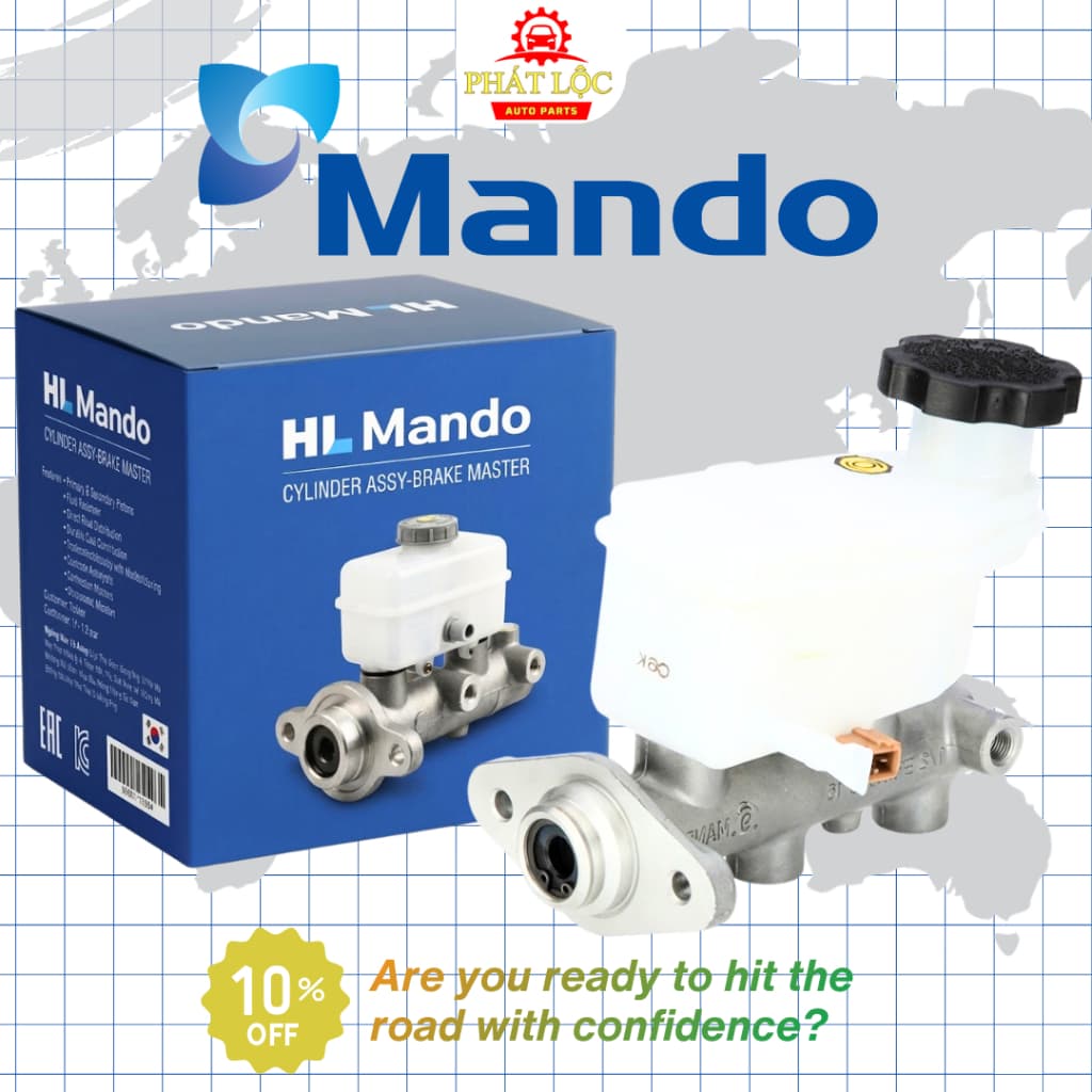 Tổng phanh thương hiệu Mando phù hợp với Hyundai Getz