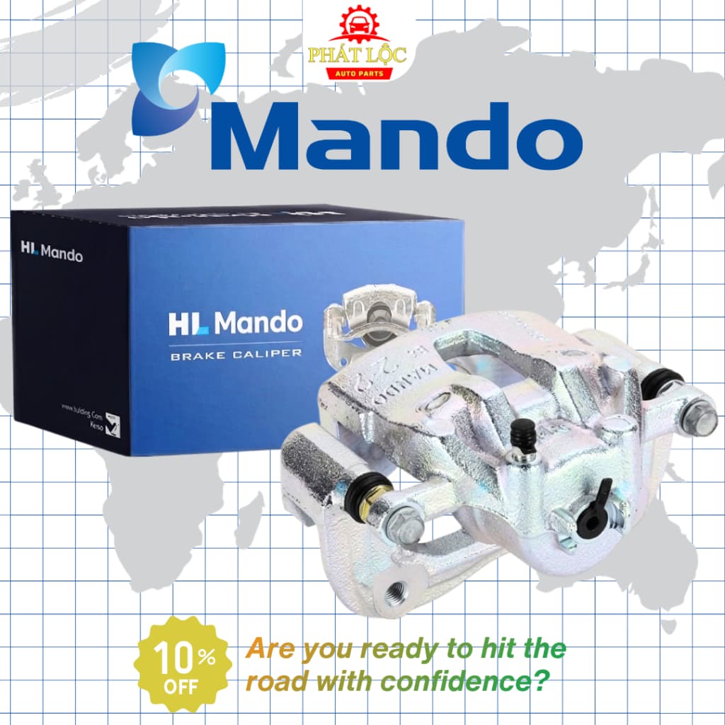 Cụm gông phanh, cụm xương phanh thương hiệu Mando phù hợp với Accent 2011-2023